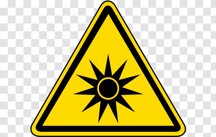 Laser Safety Hazard Symbol Sign Transparent PNG