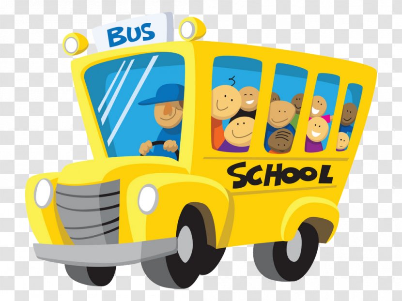 School Bus Clip Art - Yellow Transparent PNG