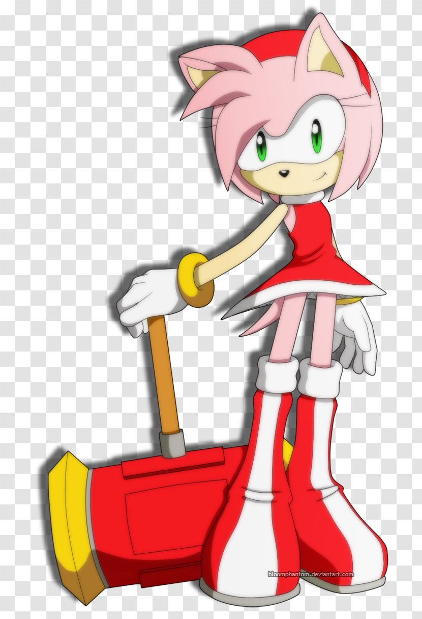 Amy Rose Sonic The Hedgehog Shadow Knuckles Echidna - Red - Leslie Transparent PNG