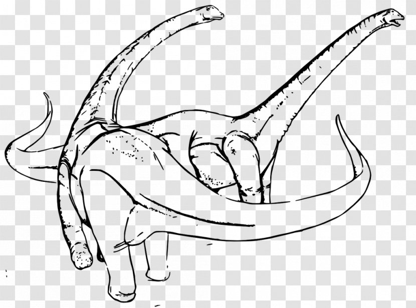 Alamosaurus Dinosaur Diplodocus Tyrannosaurus Clip Art - Joint Transparent PNG