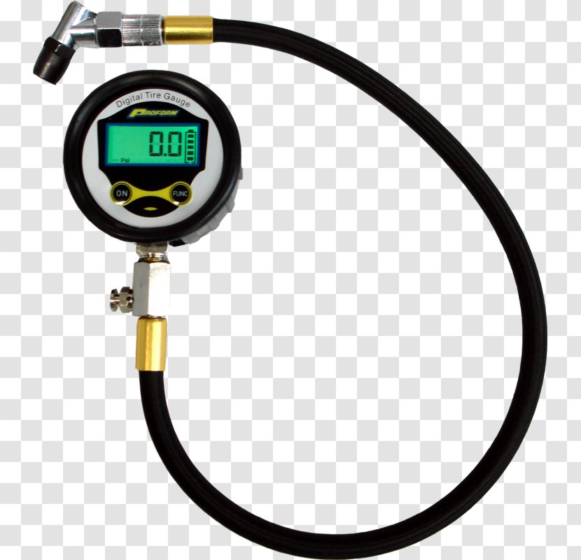 Tire-pressure Gauge Car Pressure Measurement - Tirepressure Transparent PNG