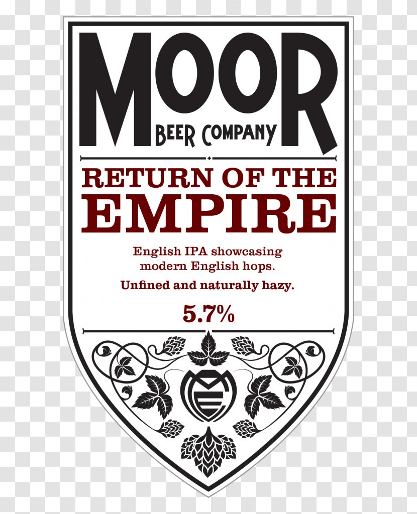 Moor Beer Co India Pale Ale Porter - Recreation Transparent PNG