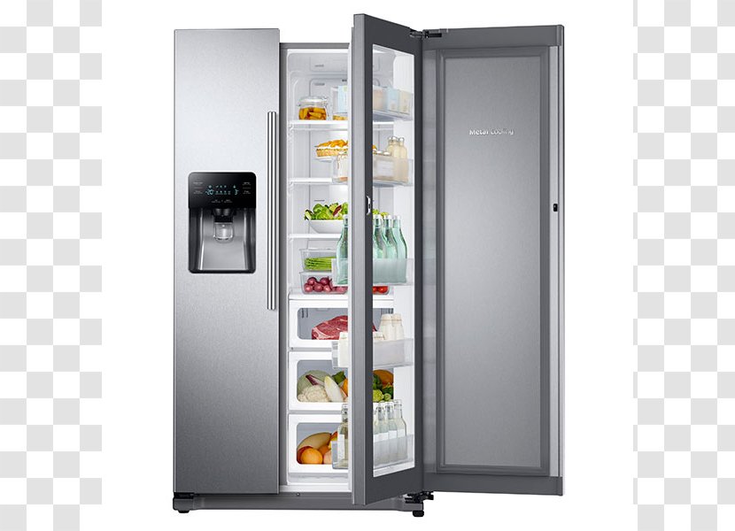 Samsung RH25H5611 Food ShowCase RH77H90507H Refrigerator Whirlpool WRS586FIE - Defrosting - Showcase Transparent PNG