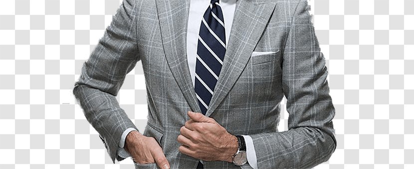 Suit Jacket Coat Tailor Blazer - Plaid Transparent PNG