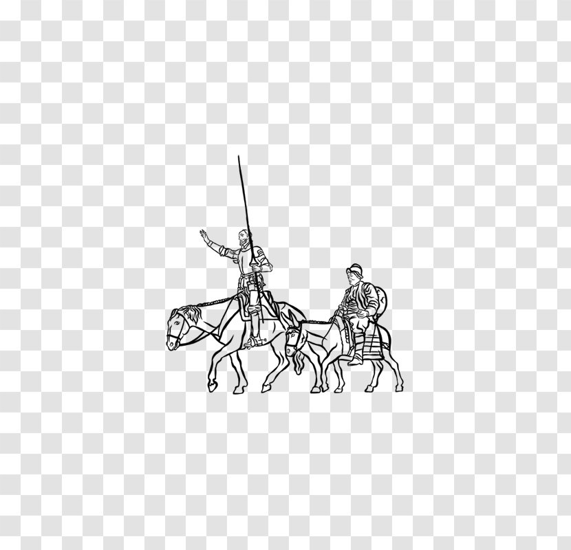Don Quixote Sancho Panza Monument Vinilos Decorativos Vinilohistorico.es - QUIJOTE Transparent PNG