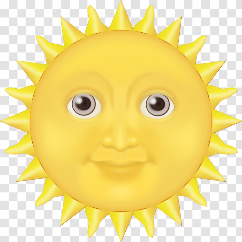 Smiley Face Background - Sun - Mouth Smile Transparent PNG
