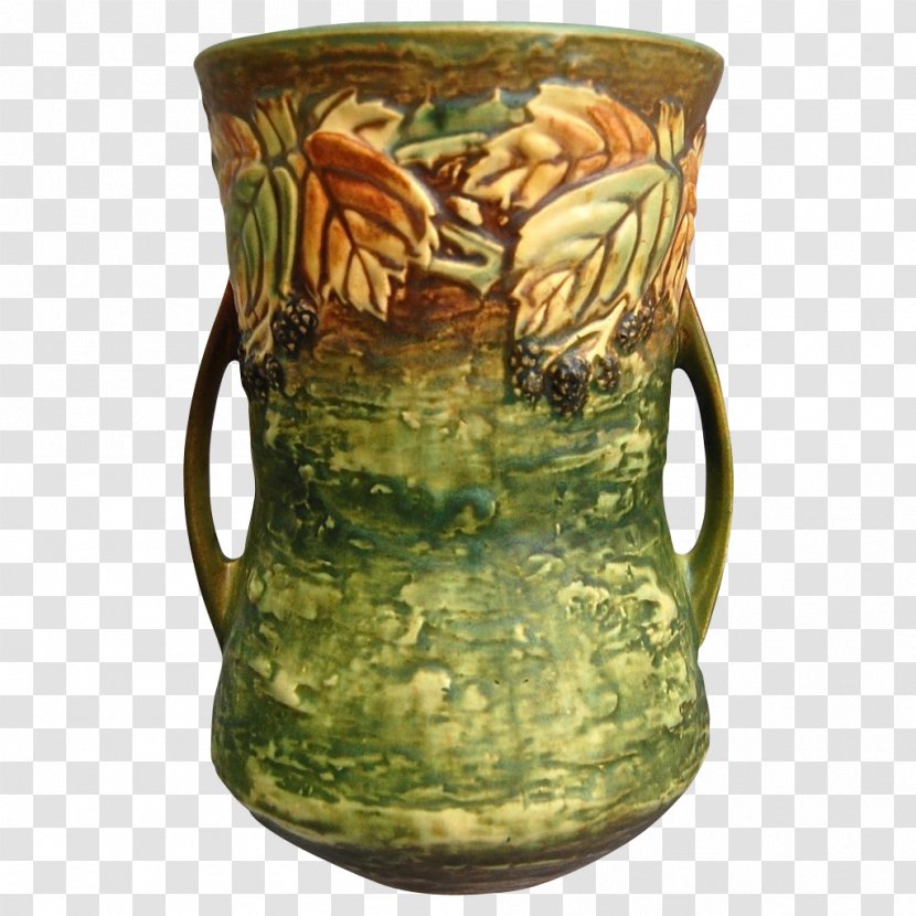 Vase Pitcher Roseville Pottery - Jardiniere Transparent PNG