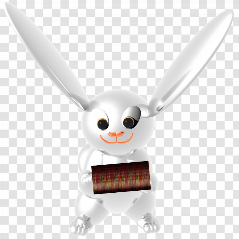 Easter Bunny Technology Figurine Animated Cartoon - Mammal Transparent PNG