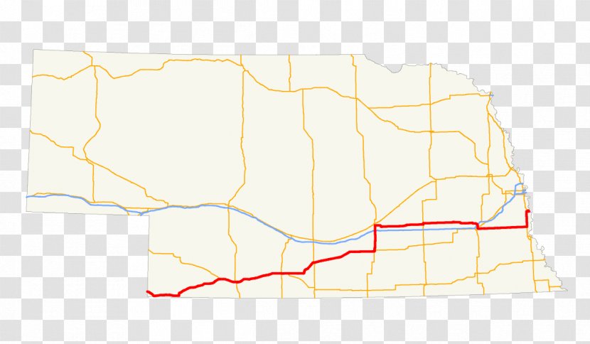U.S. Route 34 In Nebraska 183 Highway 61 - Track Transparent PNG