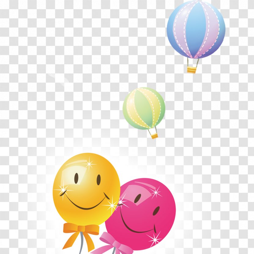 Smiley Balloon World Smile Day - Emoticon - Face Transparent PNG