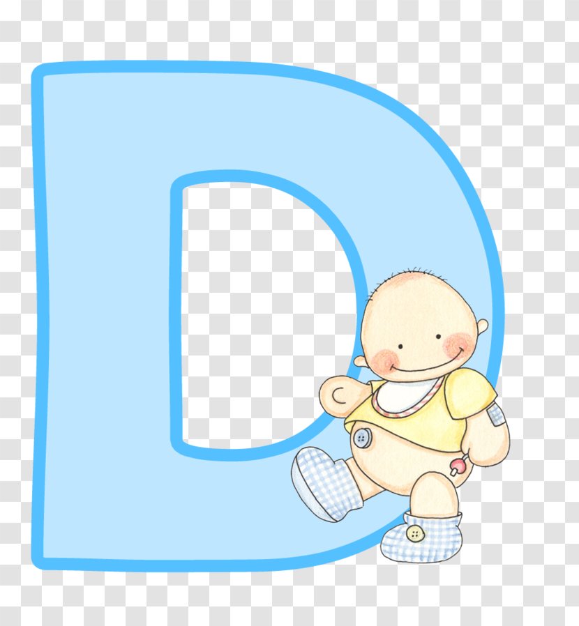 Infant Letter Alphabet Child Baby Shower - D Transparent PNG