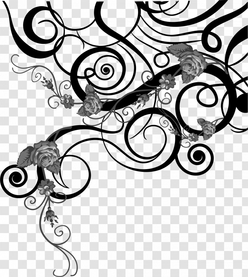 Black And White Clip Art - Line - Desen Transparent PNG