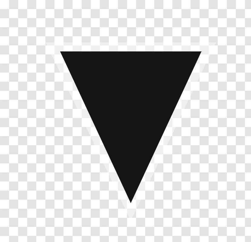 Black Triangle Download Icon Transparent PNG