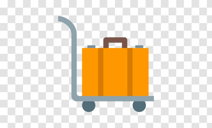 Suitcase Baggage Cart Trolley - Hotel Transparent PNG
