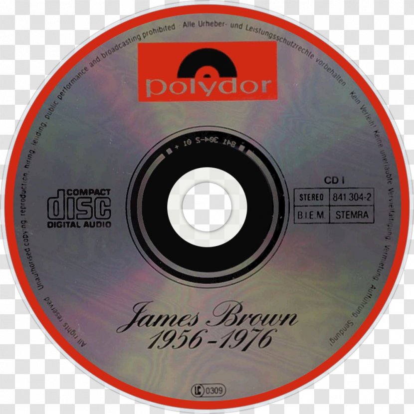 Compact Disc Computer Hardware Disk Storage - Label - James Brown Transparent PNG
