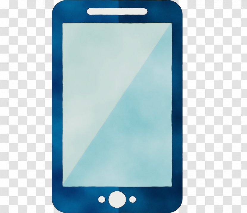 Mobile Phone Case Turquoise Aqua Gadget Electronic Device - Azure Transparent PNG