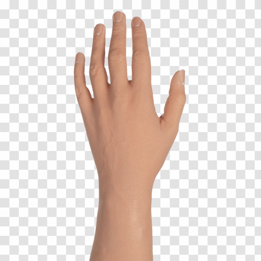 Finger Hand Skin Arm Gesture - Beige Thumb Transparent PNG