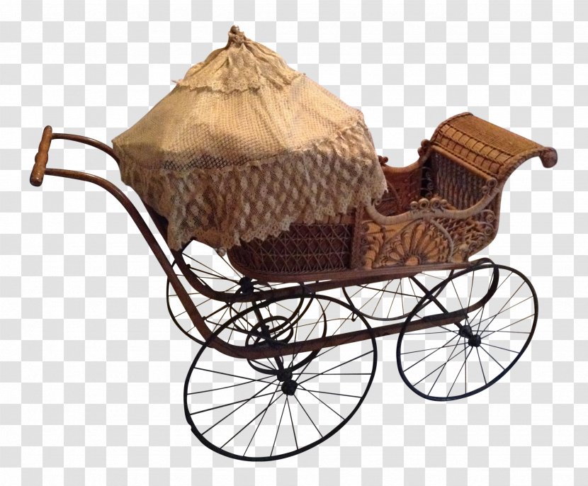 Baby Transport Cart Wagon Victoria Carriage - Toy - Brown Transparent PNG