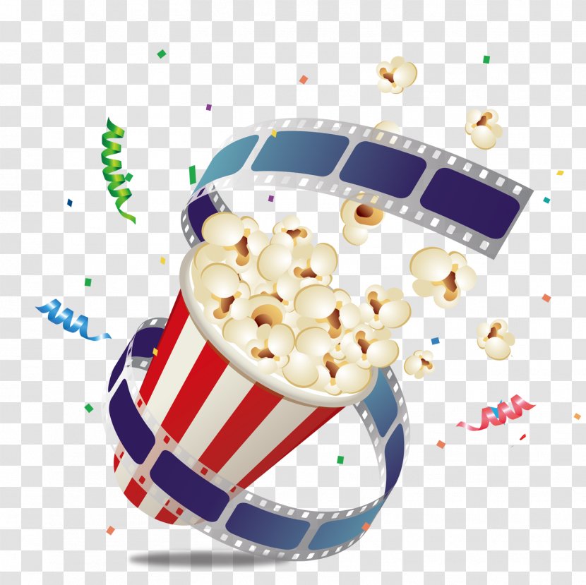 Popcorn Photographic Film Cartoon - Poster - Movie Transparent PNG