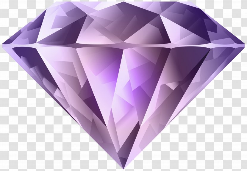 Diamond Purple Clip Art - Blue - Transparent Image Transparent PNG