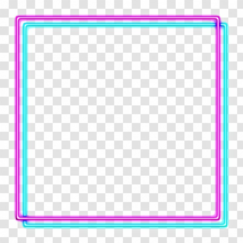 Pink Background Frame - Purple - Picture Rectangle Transparent PNG