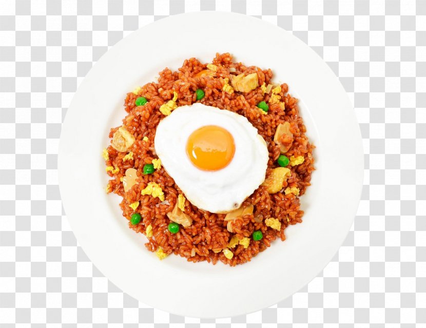 Fried Rice Nasi Goreng Indonesian Cuisine Egg Chicken - Dish Transparent PNG