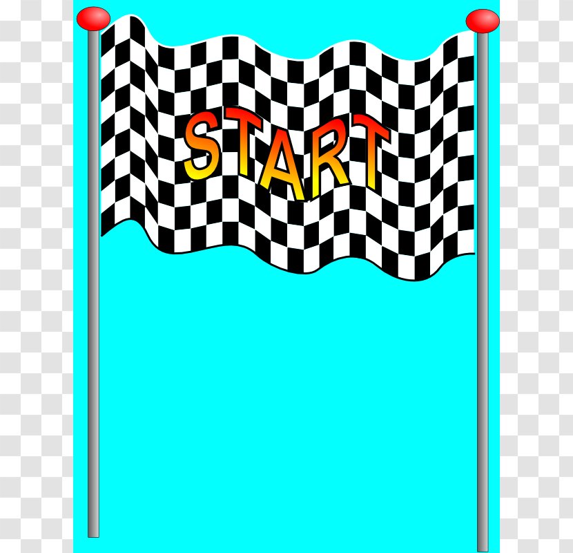 Clip Art - Flag - Race Start Cliparts Transparent PNG