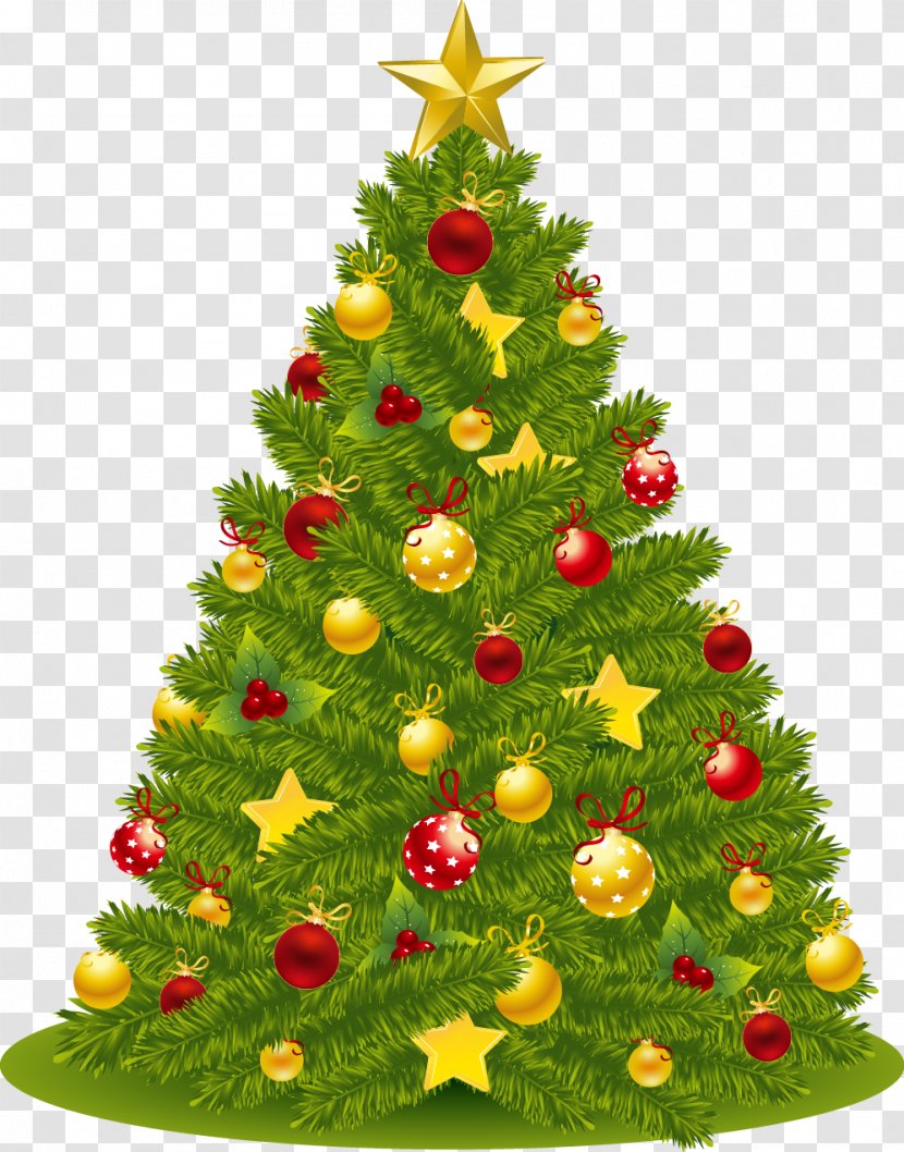 Christmas Tree Ornament Clip Art - Yule - Golden Decorative Pattern Transparent PNG