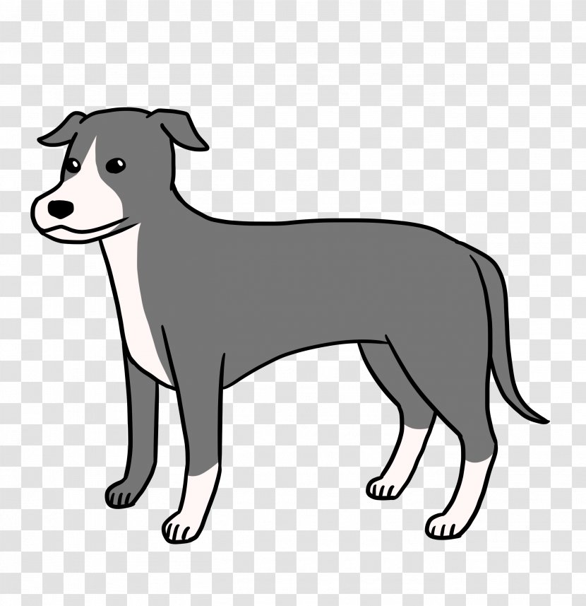 Dog Breed Italian Greyhound Puppy Companion - Black Transparent PNG