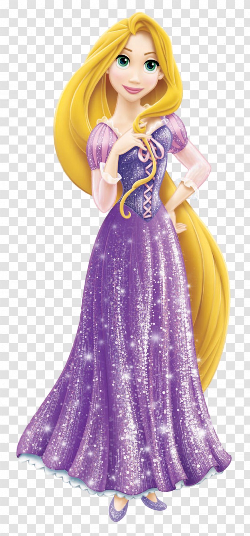 Tangled Rapunzel Costume Dress Disney Princess - Purple - Confessions Transparent PNG