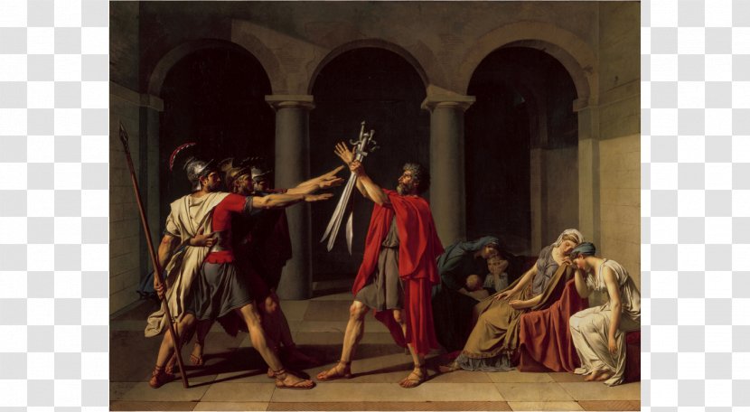 Oath Of The Horatii Painting Art History Neoclassicism Transparent PNG