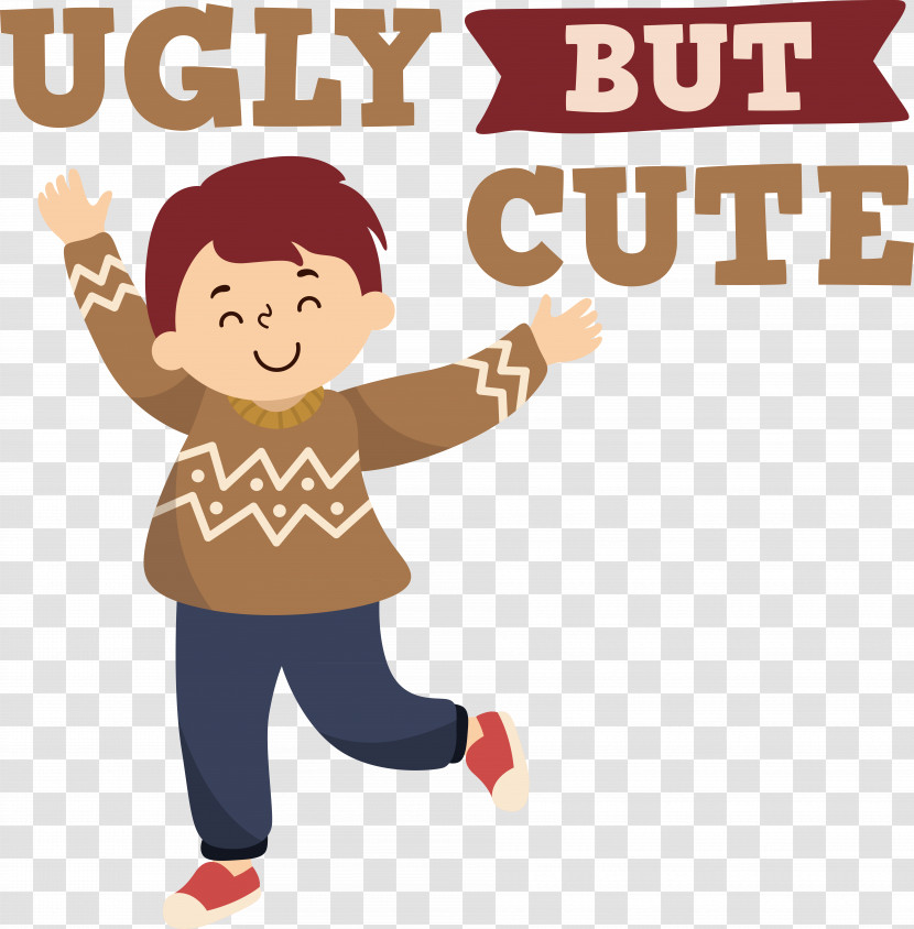 Ugly Sweater Cute Sweater Ugly Sweater Party Winter Christmas Transparent PNG