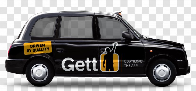 Taxi TX1 London Gett Uber - Compact Van Transparent PNG