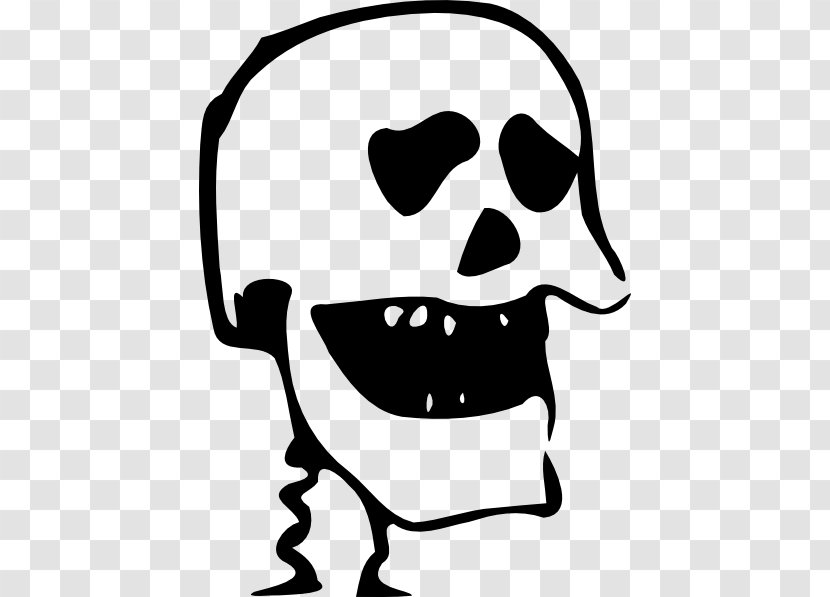 Calavera Human Skull Symbolism Clip Art - Jaw - Vector Transparent PNG