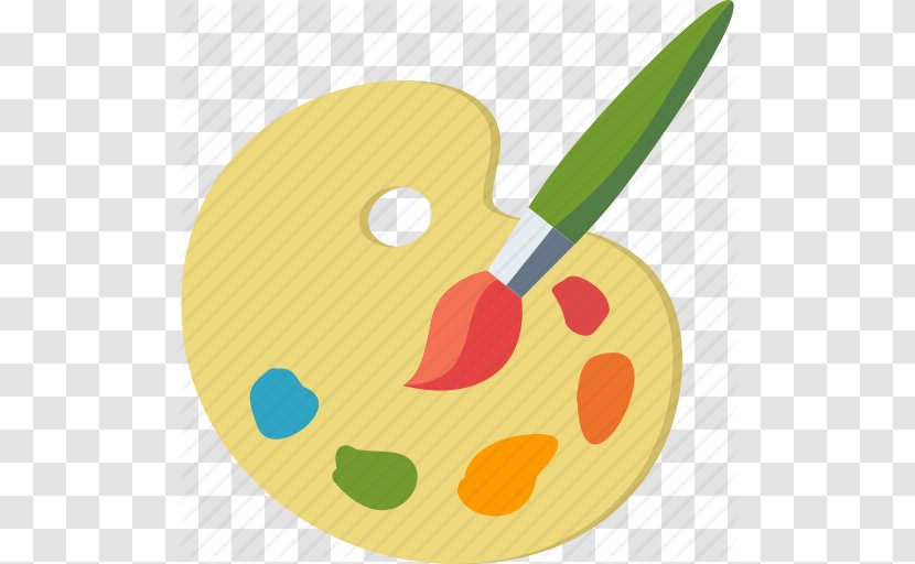 Painting Palette Paintbrush - Food - Size Icon Transparent PNG