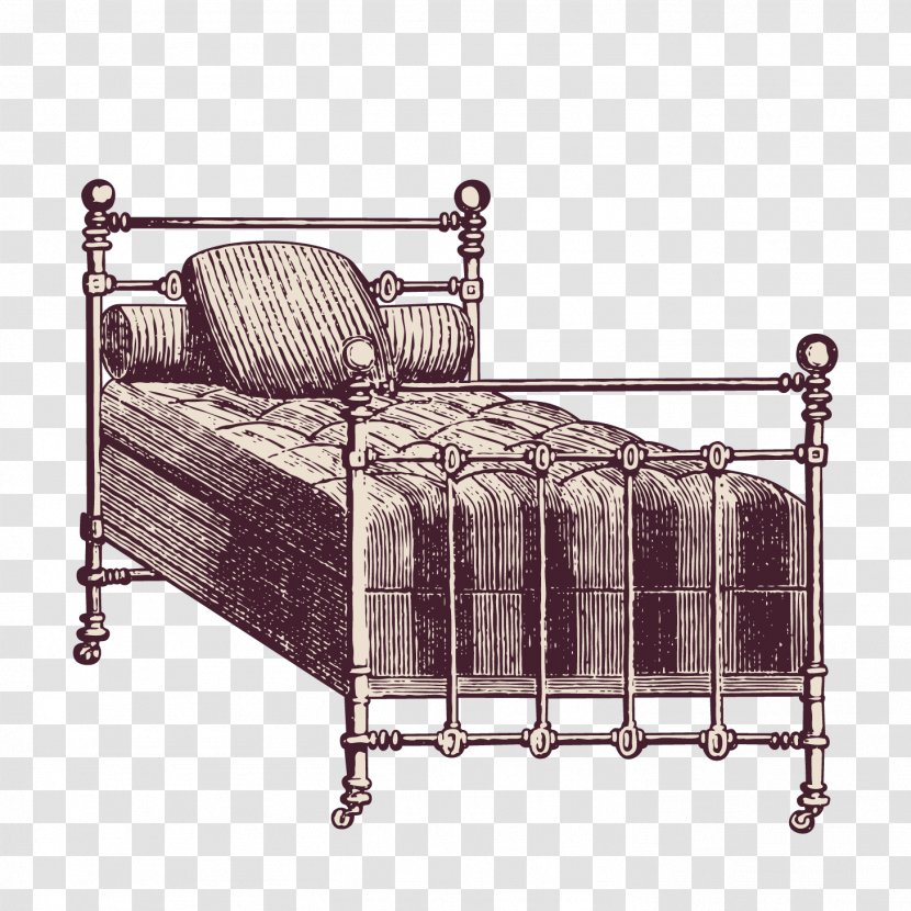 Nightstand Bed Frame Furniture - Vintage Transparent PNG