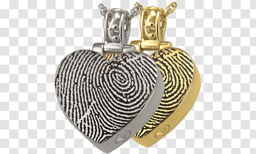 Locket Chain Filigree Bail Jewellery - Pet - Heart Fingerprint Transparent PNG