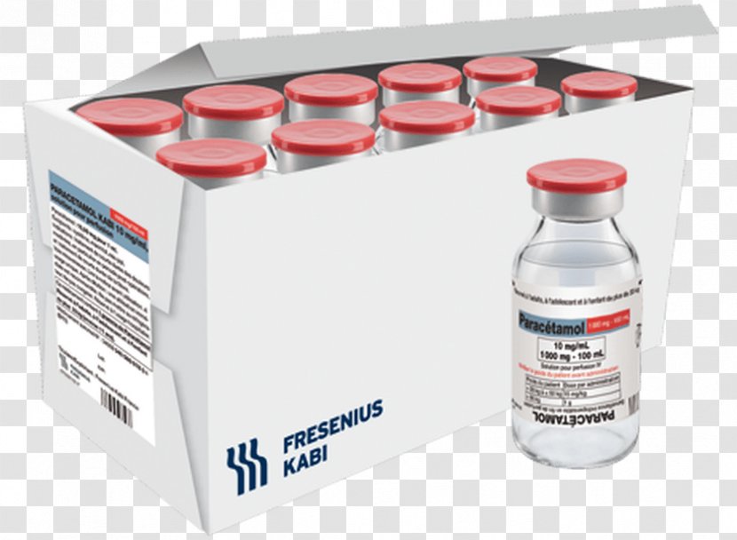 Flacon Fresenius Tablet Acetaminophen Hospital - Kabi Transparent PNG