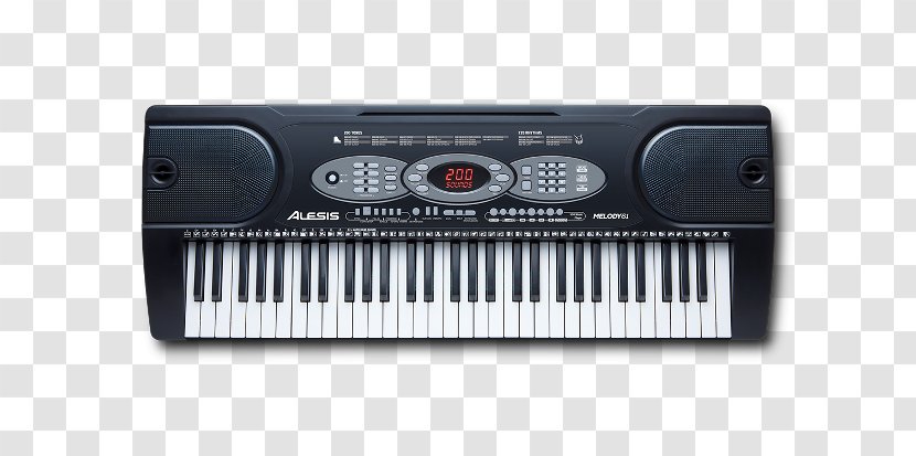Microphone Alesis Melody 61 Electronic Keyboard Musical Instruments - Flower Transparent PNG