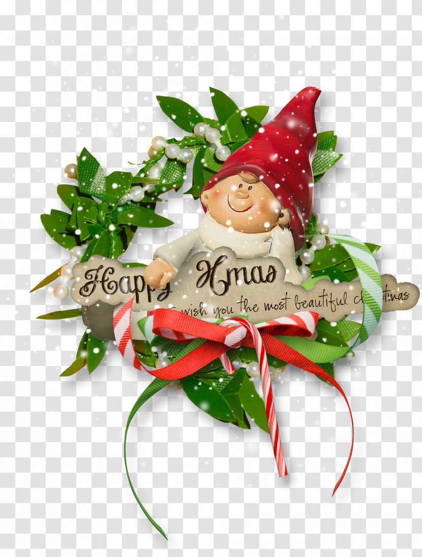 Christmas Ornament Paper Santa Claus Decoration - Card - Advertising Transparent PNG