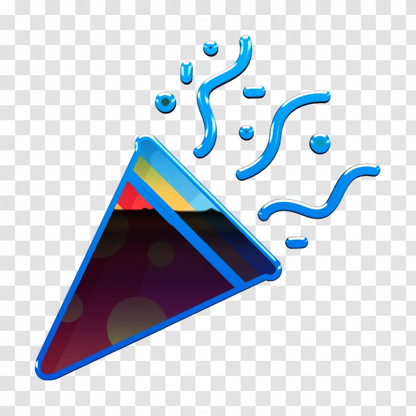 Birthday Icon Celebrations Confetti - Logo Triangle Transparent PNG
