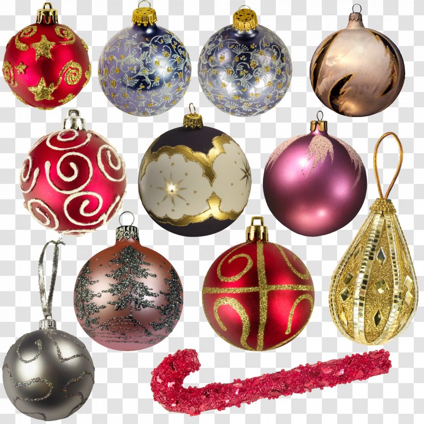 Christmas Ornament Ball Clip Art - Decor - Spherical Transparent PNG