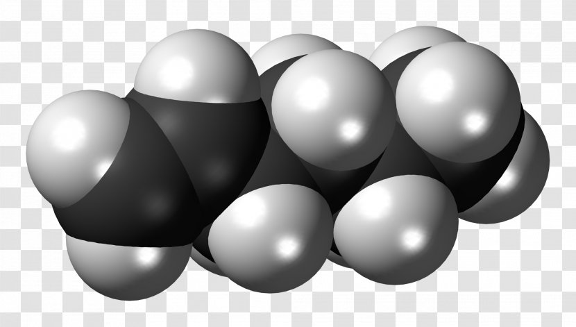 Space-filling Model Alpha-Linolenic Acid Fatty Molecule - Material Transparent PNG