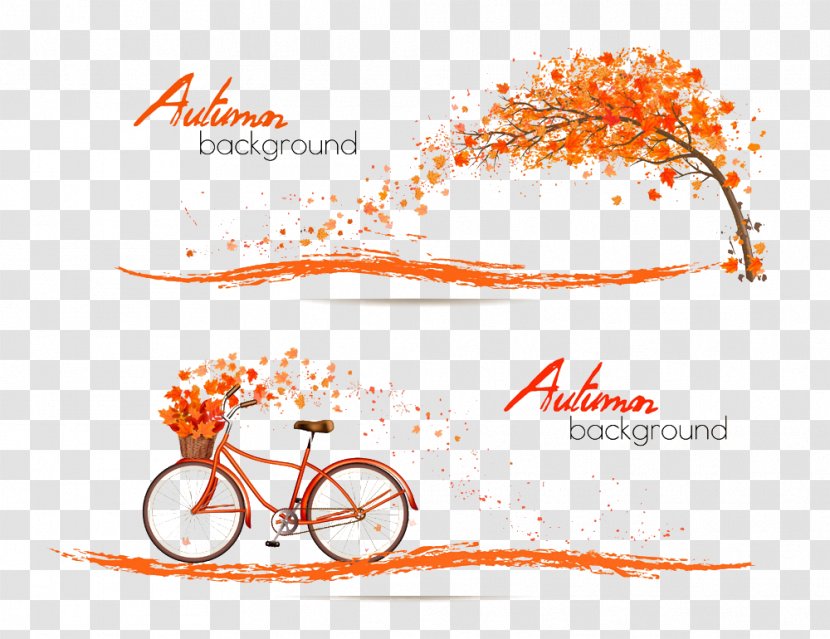 Maple Leaf Autumn - Tree - Hand-painted Collection Transparent PNG