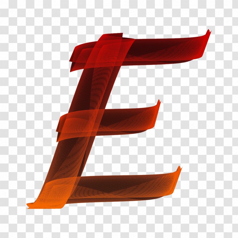 Letter English Alphabet - Effects E Transparent PNG