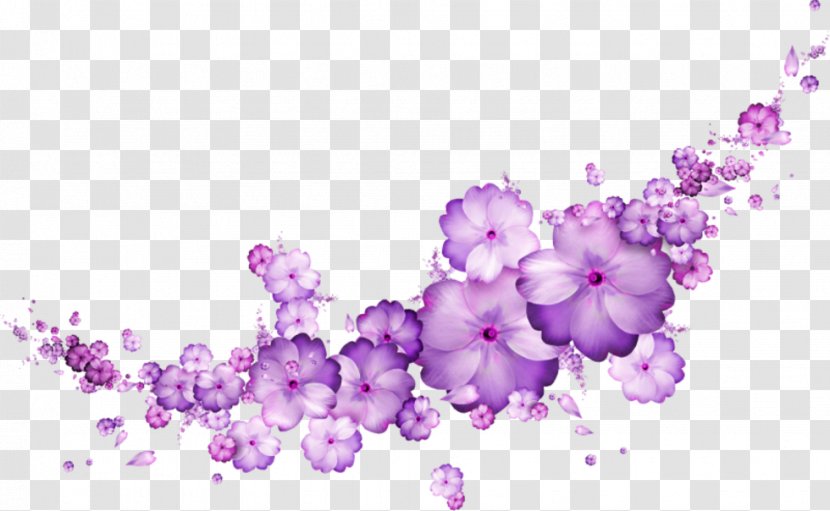 Violet Flower Mauve Blue Purple Transparent PNG