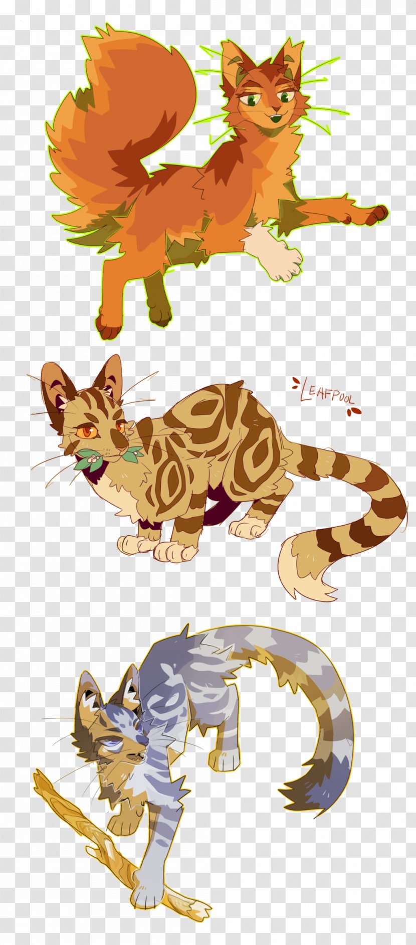 Cat Warriors Jayfeather Squirrelflight Leafpool - Vertebrate - Feather Style Transparent PNG