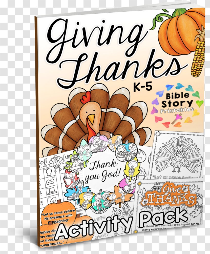 Bible Thanksgiving Activity Pack God Ten Commandments - Food - Crafts Transparent PNG