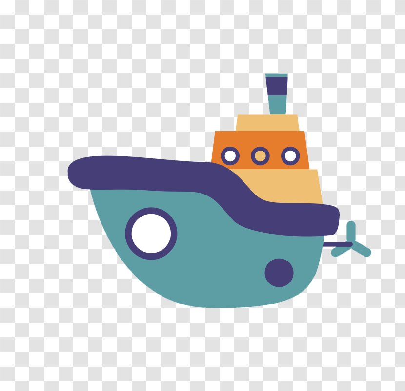 Toy Ship Child Clip Art Image - Cartoon Transparent PNG