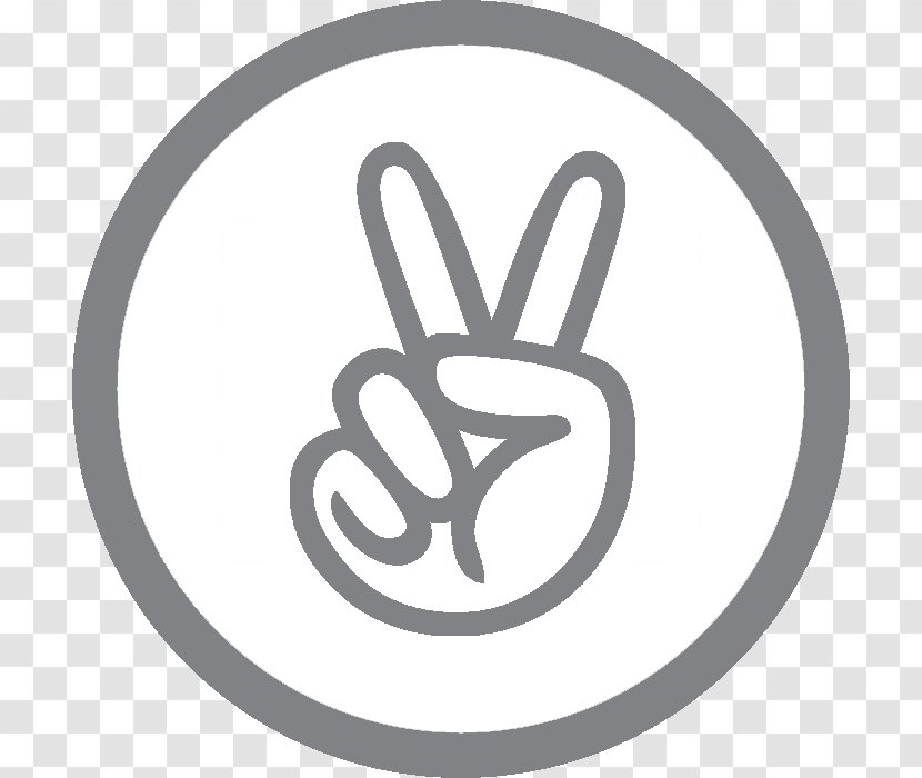 Peace Symbols V Sign - Symbol Transparent PNG